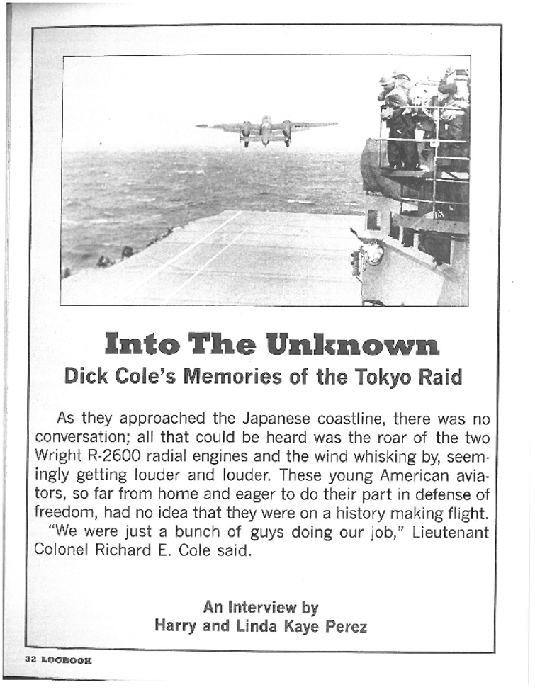 Into the Unknown - Dick Cole's Memories of the Tokyo Raid copy (dragged)