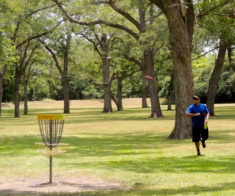Playing Disc Golf