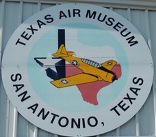 Texas Air Museum-Sign on Hangar