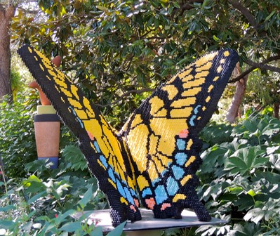 Tiger Swallowtail Butterfly Made of LEGOs copy